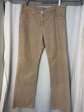 Armani Colleczioni 5 pocket Straight-Leg Tan Pants sz 10